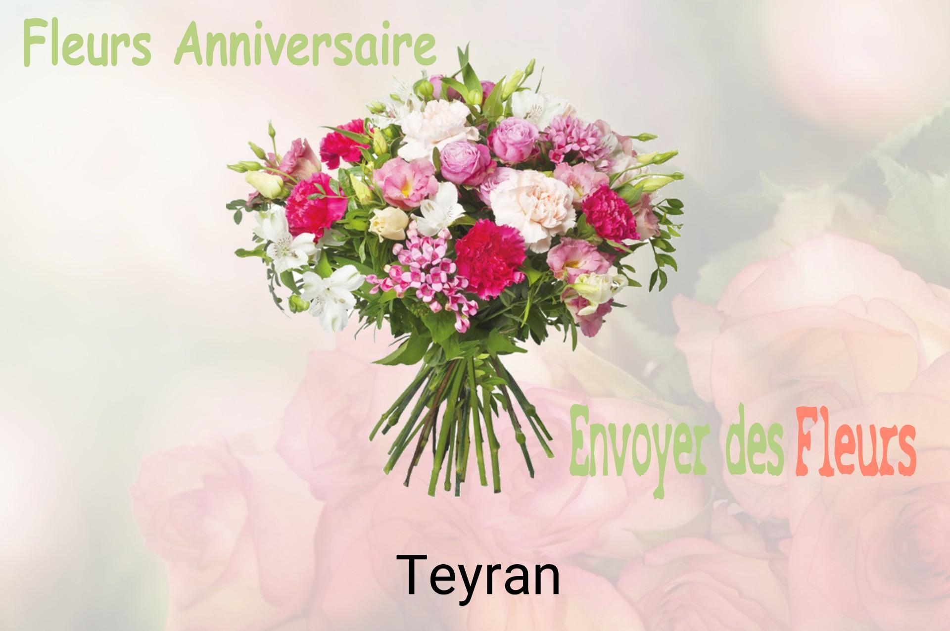 Bouquet de fleurs d’anniversaire livré à Teyran